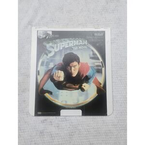 Nwt Superman The Movie 1978 CED SelectaVision VideoDisc Reeves Part 1 Of 2